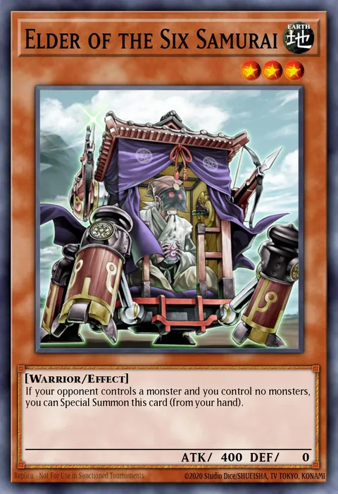 Elder of the Six Samurai trading card