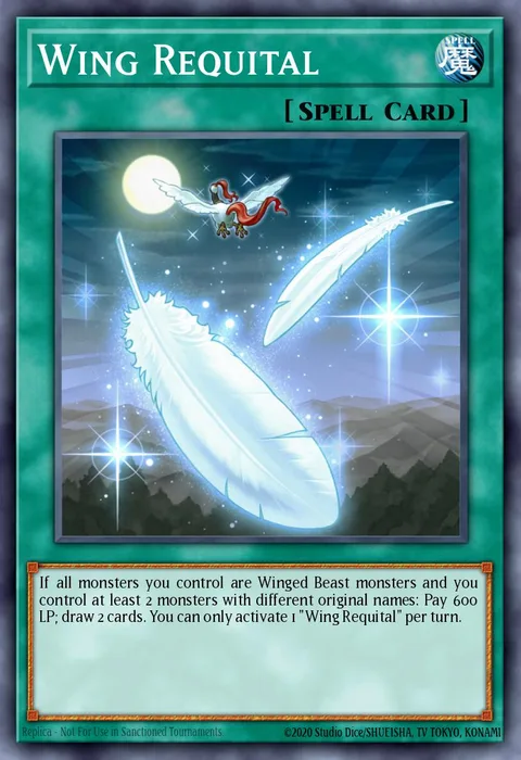 Wing Requital trading card