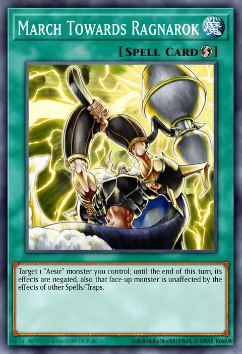 March Towards Ragnarok trading card