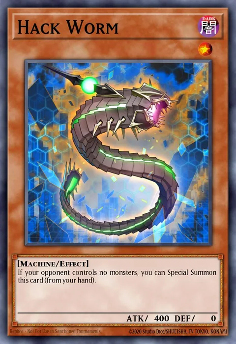 Hack Worm trading card