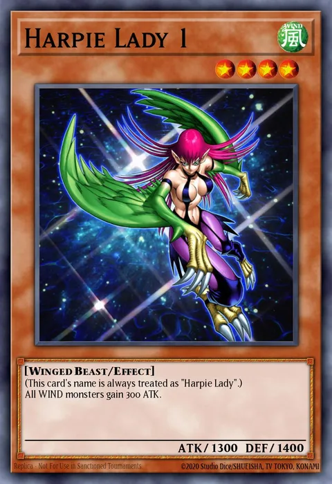 Harpie Lady 1 trading card
