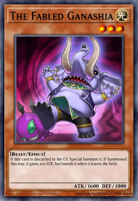The Fabled Ganashia trading card
