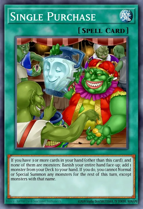 Single Purchase trading card