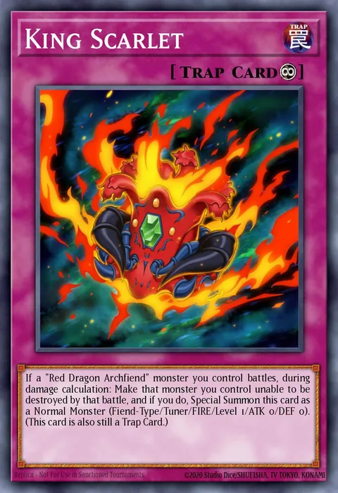 King Scarlet trading card