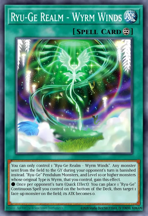 Ryu-Ge Realm - Wyrm Winds trading card