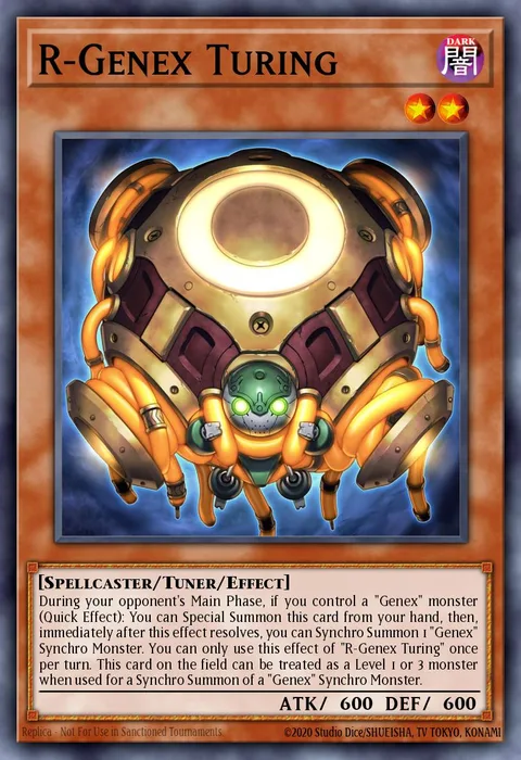 R-Genex Turing trading card