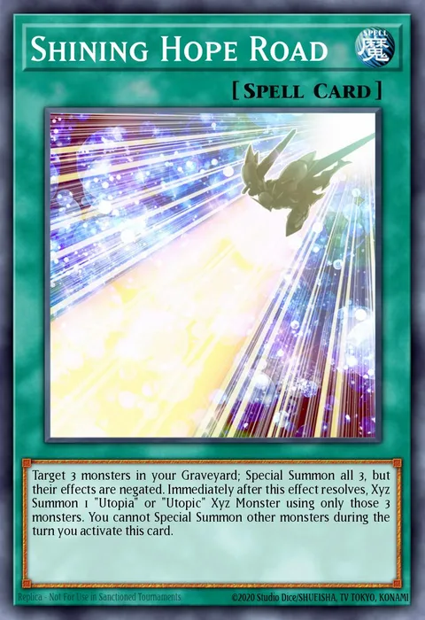 Shining Hope Road trading card