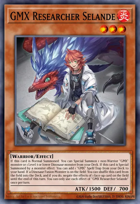GMX Researcher Selande trading card