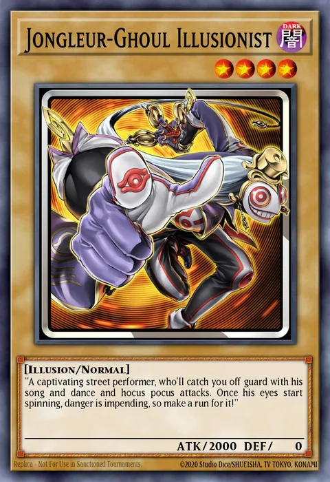Jongleur-Ghoul Illusionist trading card