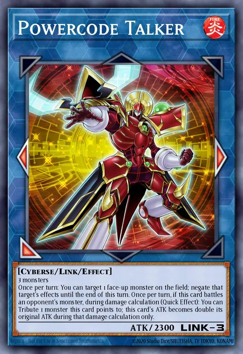 Powercode Talker trading card