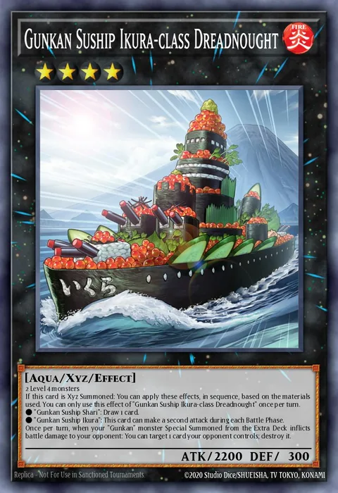 Gunkan Suship Ikura-class Dreadnought trading card