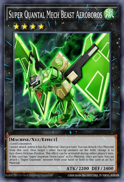 Super Quantal Mech Beast Aeroboros trading card