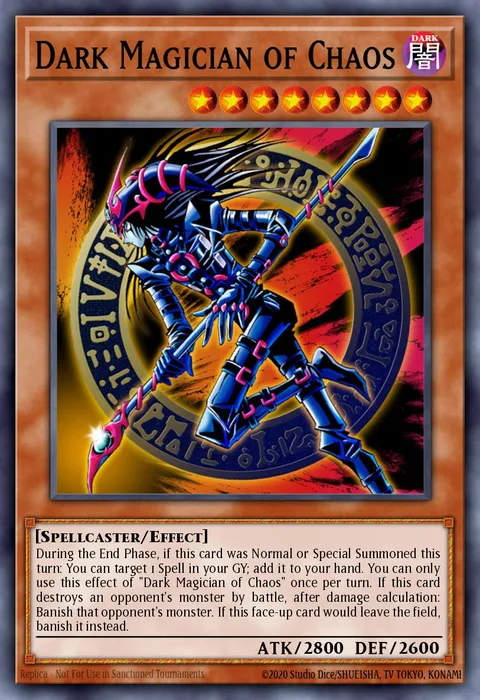 Dark Magician of Chaos trading card
