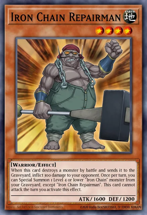 Iron Chain Repairman trading card