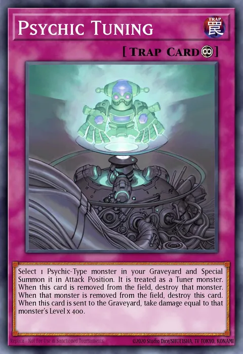 Psychic Tuning trading card
