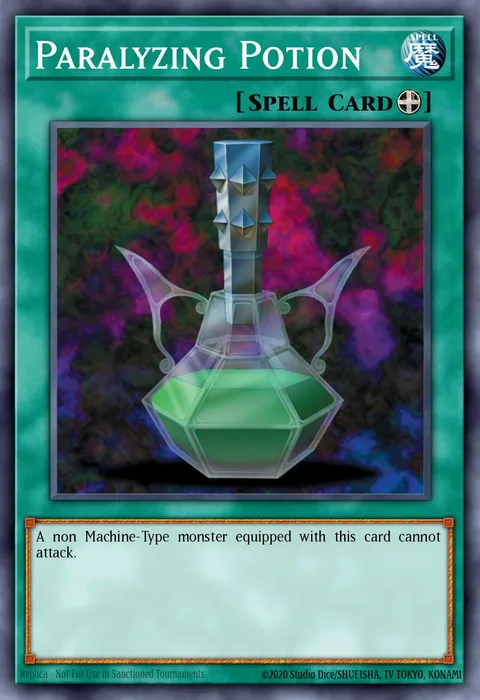 Paralyzing Potion trading card