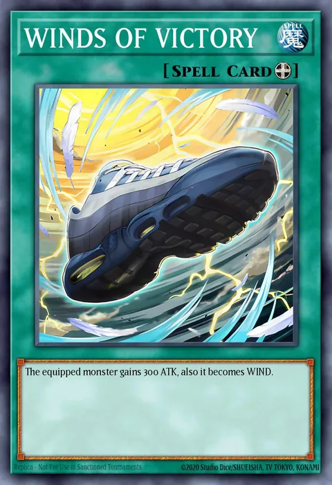 WINDS OF VICTORY trading card
