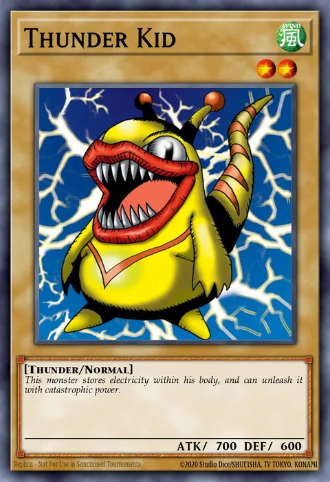 Thunder Kid trading card