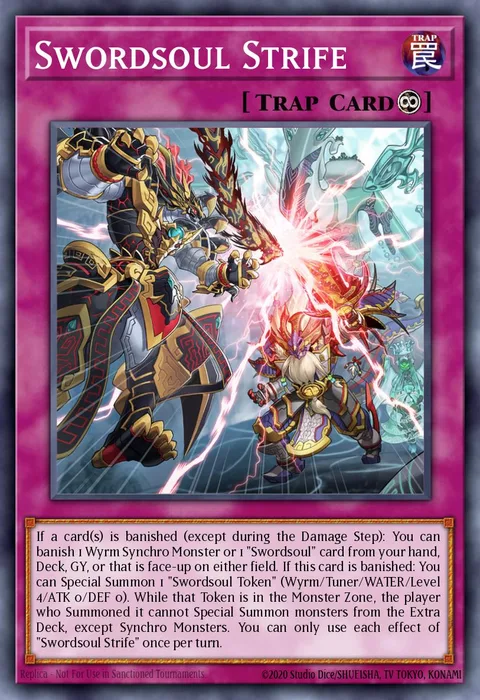 Swordsoul Strife trading card