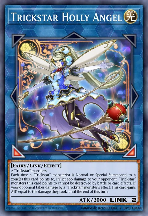 Trickstar Holly Angel trading card