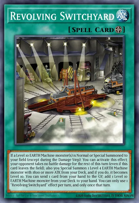 Revolving Switchyard trading card