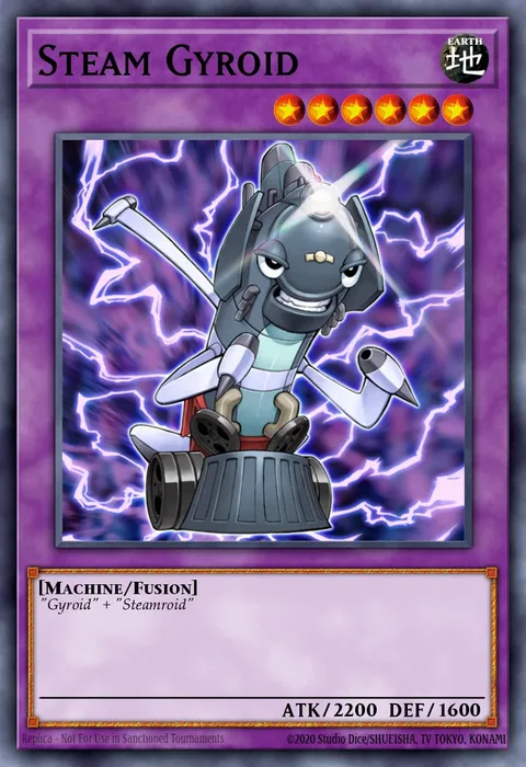 Steam Gyroid trading card