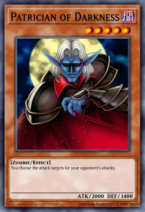 Patrician of Darkness trading card