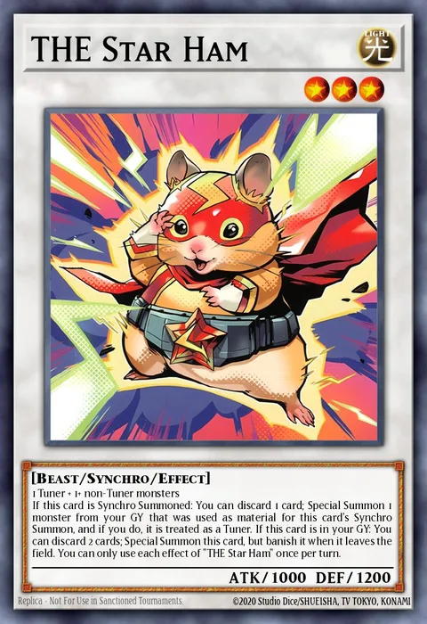 THE Star Ham trading card