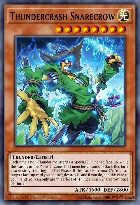 Thundercrash Snarecrow trading card