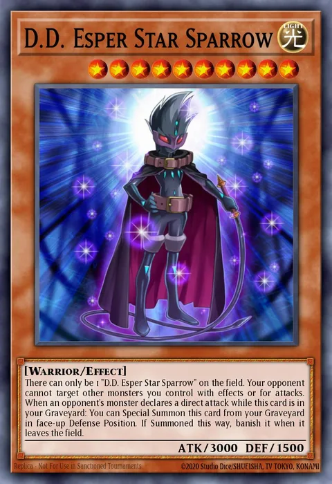 D.D. Esper Star Sparrow trading card