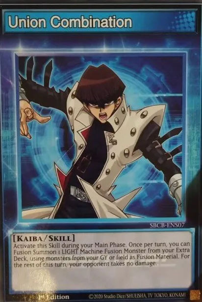 Union Combination trading card