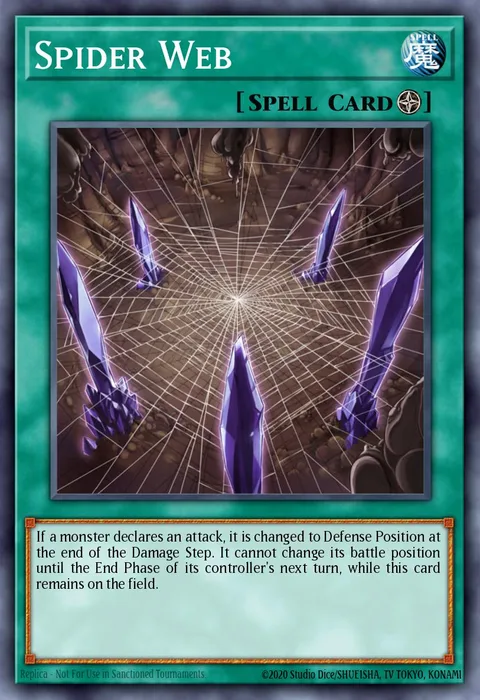 Spider Web trading card