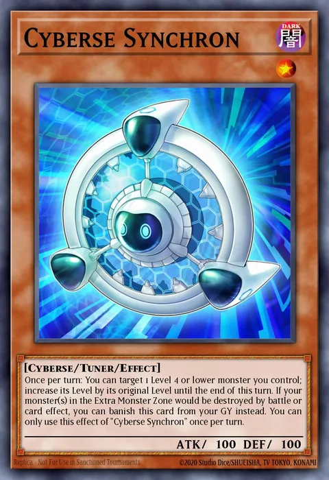 Cyberse Synchron trading card