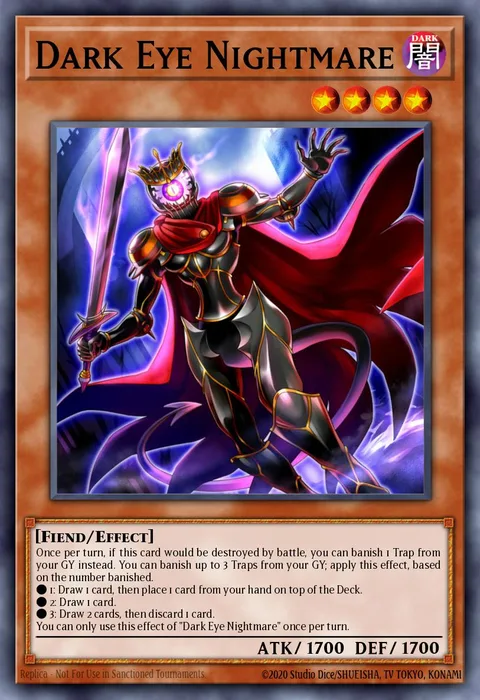 Dark Eye Nightmare trading card