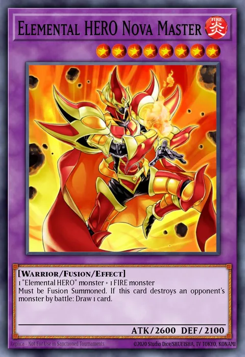 Elemental HERO Nova Master trading card