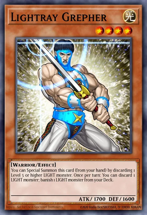 Lightray Grepher trading card