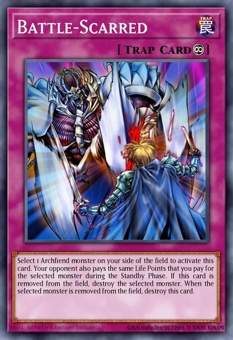 Battle-Scarred trading card