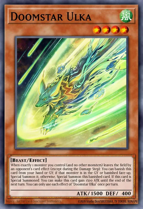 Doomstar Ulka trading card