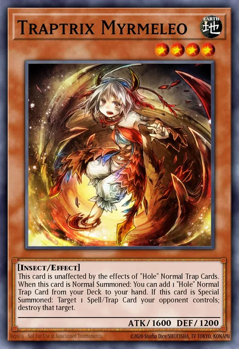 Traptrix Myrmeleo trading card