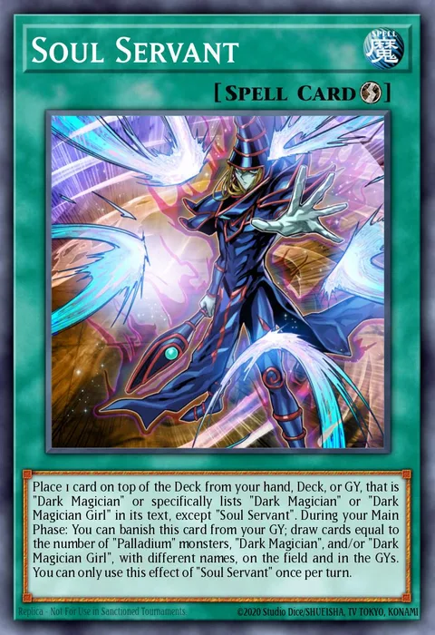 Soul Servant trading card