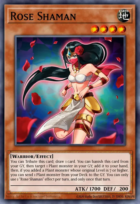 Rose Shaman trading card