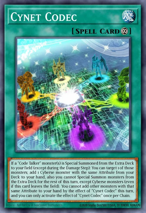 Cynet Codec trading card