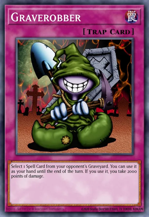 Graverobber trading card