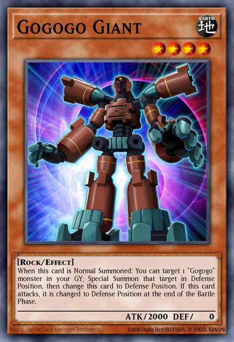 Gogogo Giant trading card
