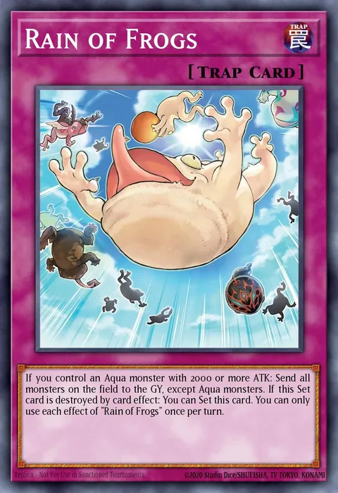 Rain of Frogs trading card