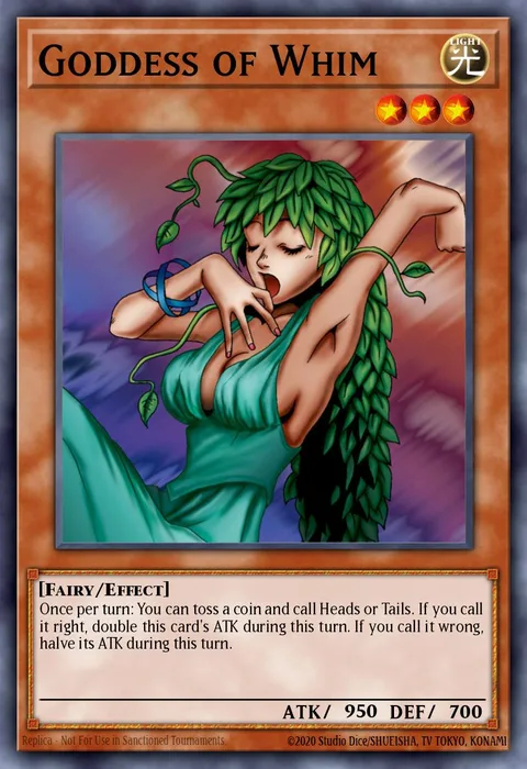 Goddess of Whim trading card