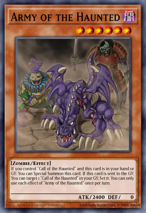 Army of the Haunted trading card