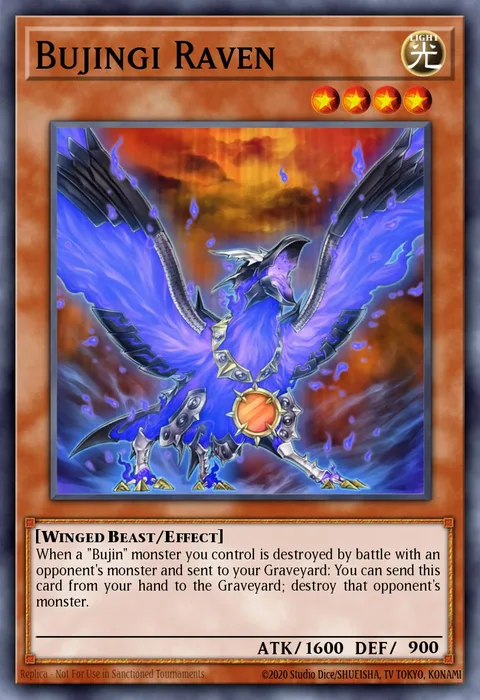 Bujingi Raven trading card