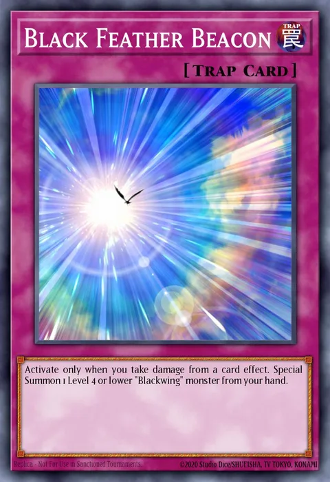 Black Feather Beacon trading card