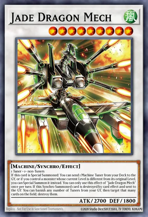 Jade Dragon Mech trading card